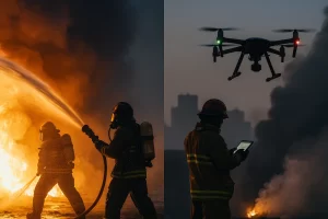 الفجوات في العمليات التقليدية لفرق إطفاء الحرائق